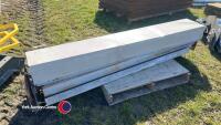 Roller shutter door, 7ft wide