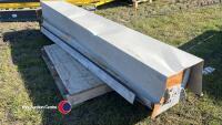 Roller shutter door, 7ft wide - 3
