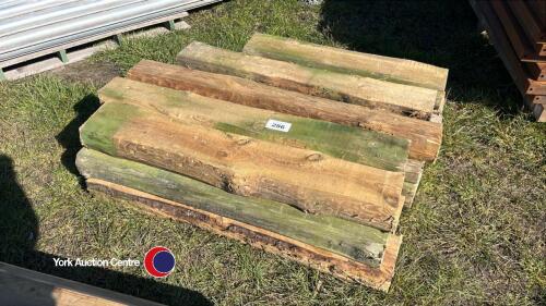15 x rustic sleepers for raised beds etc