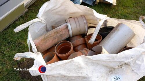 Mixed bag of drainage fittings