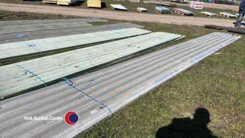 16 x tin sheets, 26ft long