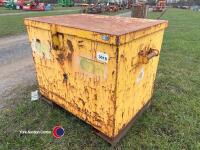 Storage/tool box with forklift sleeves, g/o - 3