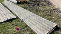 13 x tin sheets 24 ft long - 2