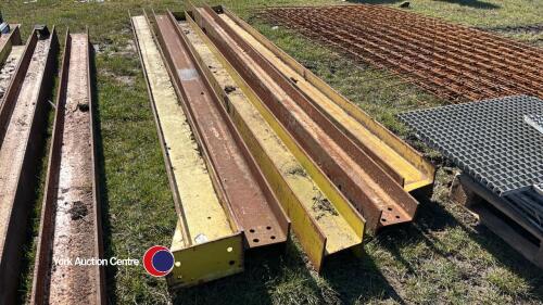 5 x 8 inch x 8 inch steel girders 15 ft plus long