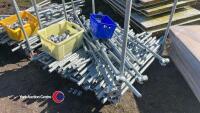 Quantity to pallet of shop display scaffolding tubes