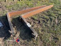 Set of forklift pallet tines - 3