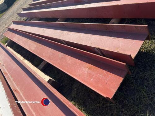 2 x 10ft6in x 8in x 5in RSJ's