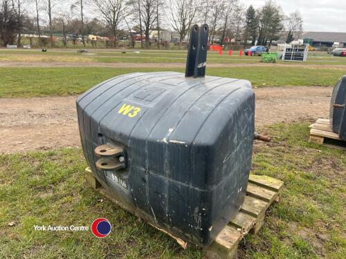 1100kg tractor front weight block