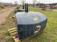 1100kg tractor front weight block - 2