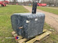 1100kg tractor front weight block - 4