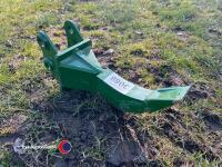 Steel ripper attachment for mini digger