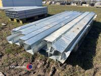 25 x 2m galvanised pearlins