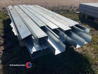 25 x 2m galvanised pearlins - 2