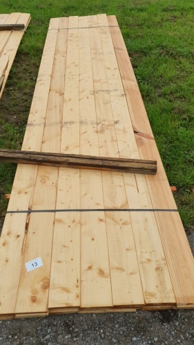 Pack of boards, laths, T&G etc, 35 x 5.5x0.5x159.5 inches