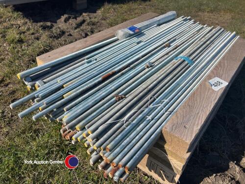 Pallet of new threaded bar