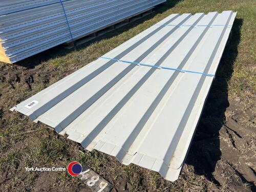 10 x box profile roof sheets, new