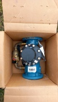 Brand new Helix 3000 comb water meter, 80mm with by-pass meter, still in box and never used