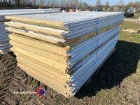 12 x 7ft 6in x 4ft insulated side roof panels - 3