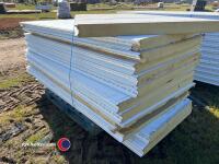 12 x 7ft 6in x 4ft insulated side roof panels - 2