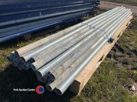 28 x 10ft galvanised scaffold poles - 2
