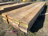 20 x 3.6m x 7in x 2in timbers