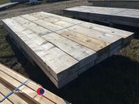 10 x 2.4m x 8in x 3in timbers