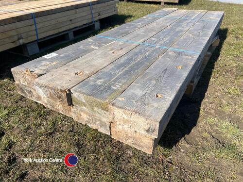 8 x 2.4m x 8in x 3in timbers