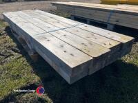 8 x 2.4m x 8in x 3in timbers - 2
