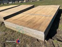 10 x 8ft x 4ft x 18mm ply boards - 3