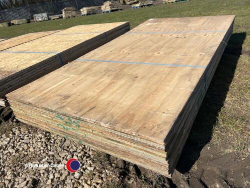 10 x 8ft x 4ft x 18mm ply boards