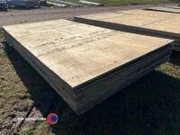 10 x 8ft x 4ft x 18mm ply boards - 2