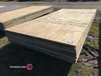 10 x 8ft x 4ft x 18mm ply boards - 3