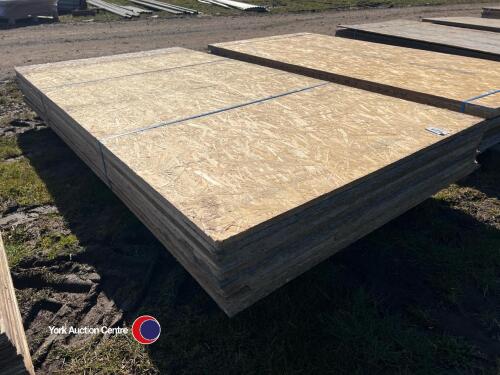 10 x 8ft x 4ft x 18mm OSB boards