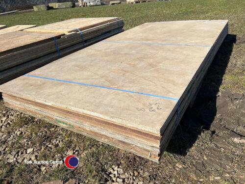 8 x 8ft x 4ft x 18mm ply boards
