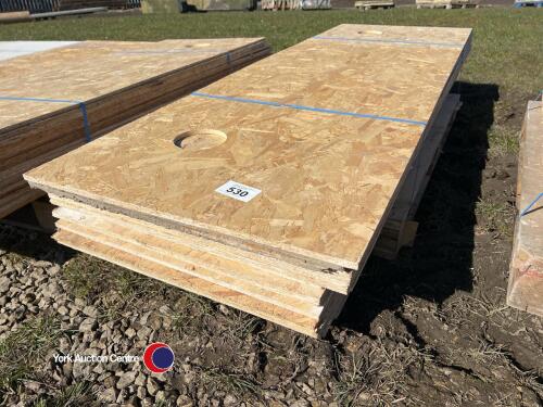 20 x 7ft x 2ft 12mm OSB boards