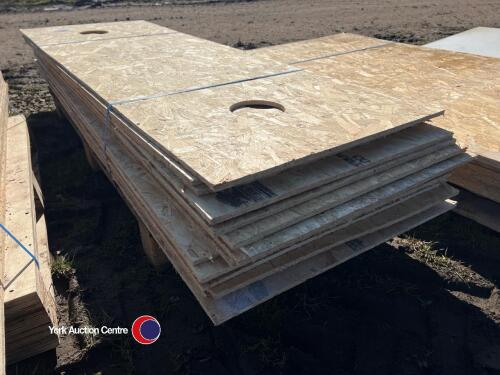 20 x 7ft x 2ft 12mm OSB boards
