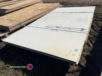 4 x 7ft x 4ft white plastic coated ply - 2