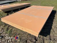 7 x 7ft x 4ft plastic coated MDF