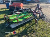 Bema Agrar 2.4m sweeper attachment, manual in office - 2