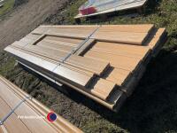 30 x 6ft x 5in vaneered timbers - 2