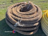 Roll of wrapped 60mm brown perforated draw pipe - 3