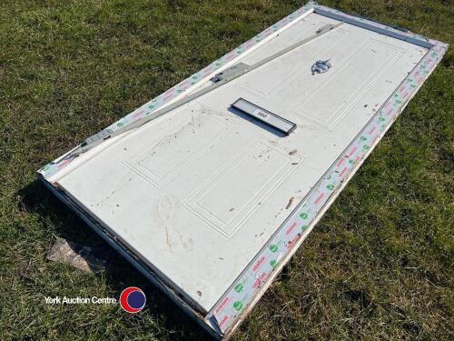 External fire door and frame, 2000mm x 900mm