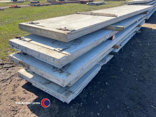 5 - 15ft 100 mm x 1m precast concrete panels
