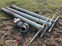 2 x working grain pedestal fans plus 3 pile dry pedestals