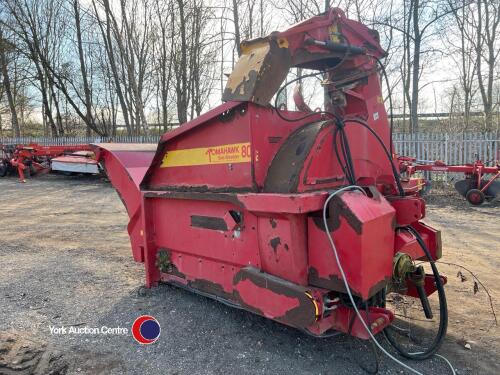 Teagle Tomahawk 808 mounted straw chopper, control box in office