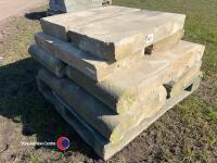 Reclaimed sawn Yorkshire stone slabs - 3