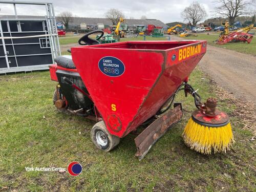 Bobman bedding machine/cubicle sawdust spreader, gwo, key in office