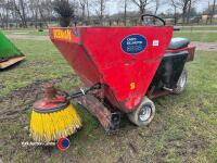 Bobman bedding machine/cubicle sawdust spreader, gwo, key in office - 2