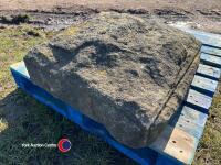 Sandstone reclaimed pier caps - 2