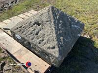 Sandstone reclaimed pier caps - 3